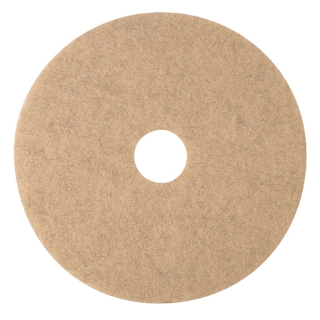 3M High-Speed Natural Blend Floor Burnishing Pads 3500, 20" Dia, Tan, PK5 3500